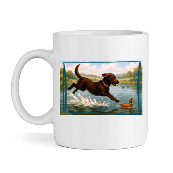 Lyla the Labrador - Duck Dash Delight - Mug Thumbnail