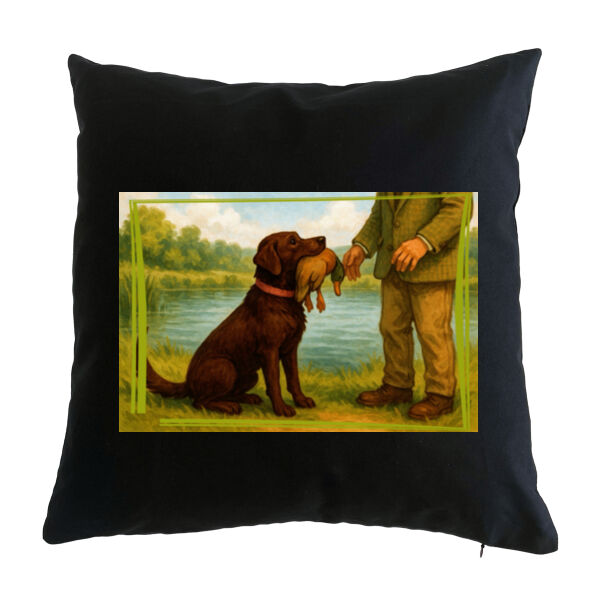 Lyla the Labrador  - The Perfect Retrieve  - Cushion cover Thumbnail