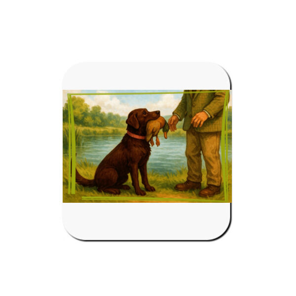Lyla the Labrador - The Perfect Retrieve - Coaster - Square Hardboard Thumbnail
