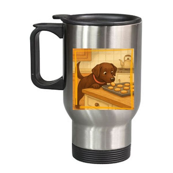Lyla the Labrador - Cookie Thief Chronicles  - Travel Mug Thumbnail