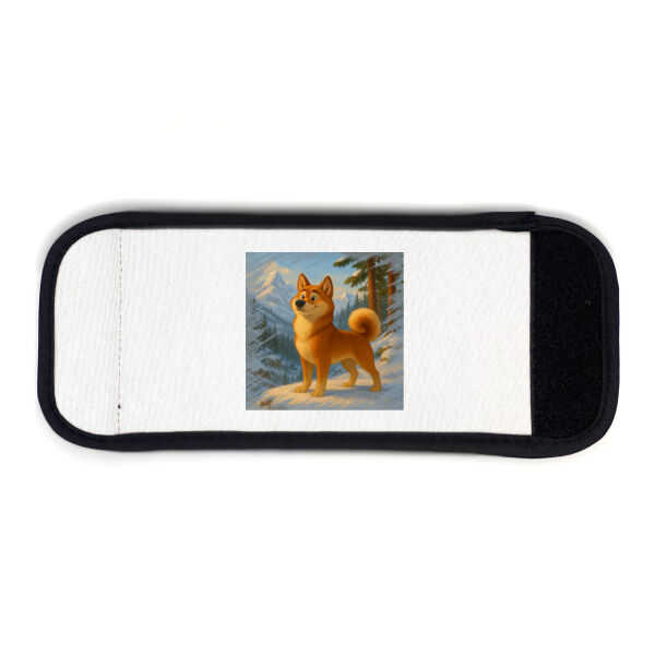 Snowland Sentinel – Akio the Akita - Can Cooler Wrap Thumbnail