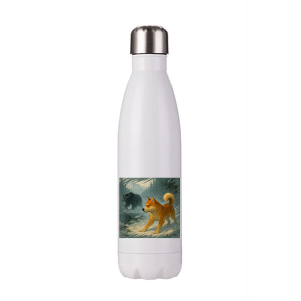 Mountain Vigil – Akio the Akita - Stainless Bottle Thumbnail