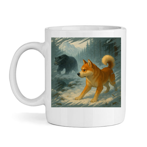 Mountain Vigil – Akio the Akita - Mug Thumbnail