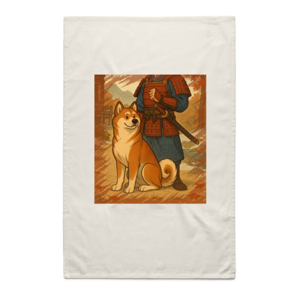 Samurai’s Companion - Natural Tea Towel Thumbnail