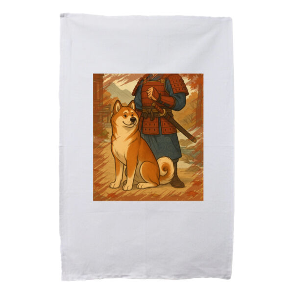 Samurai’s Companion - White Tea Towel Thumbnail