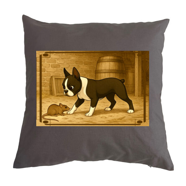 Barnyard Encounter  - Cushion cover Thumbnail
