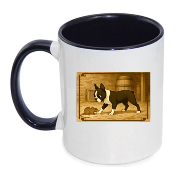 Barnyard Encounter  - Inner Coloured Mug Thumbnail