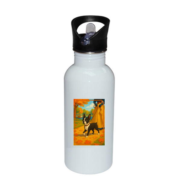 Autumn Promenade - Stainless Bottle with Straw Top Thumbnail