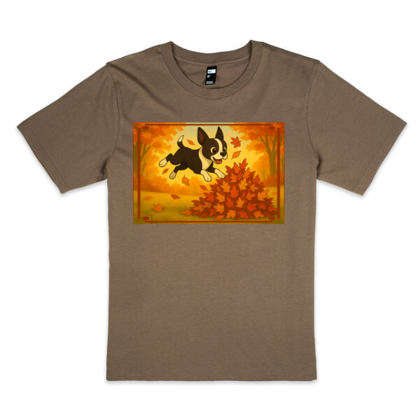 Leaf Pile Leap - Thread Project Womens Diva Tee Thumbnail