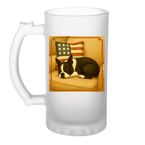 Stars & Slumber  - Frosted Glass Beer Mug Thumbnail