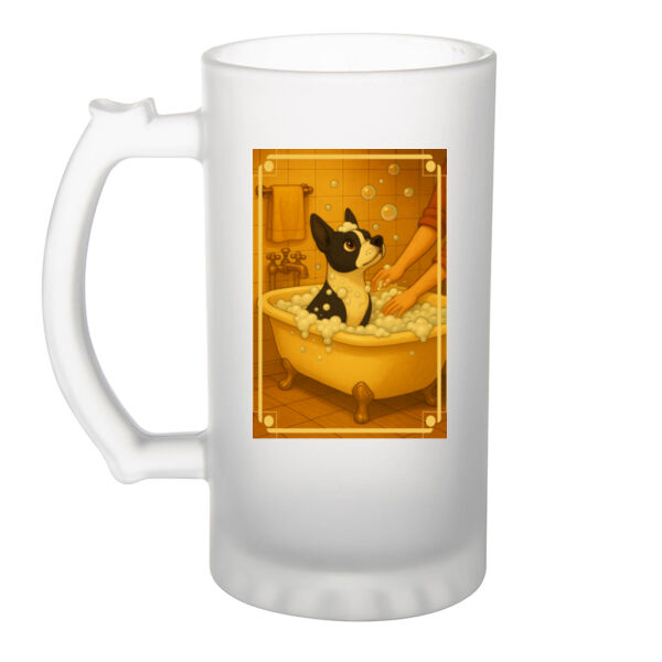 Wash Day Wonder  - Frosted Glass Beer Mug Thumbnail