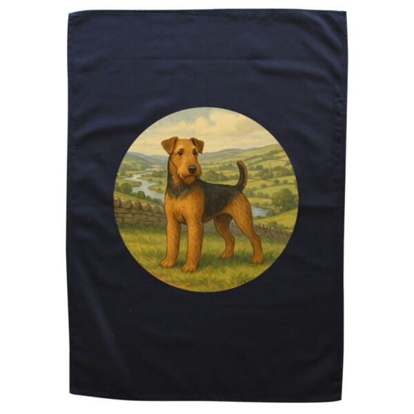 King of Terriers - Black Tea Towel Thumbnail