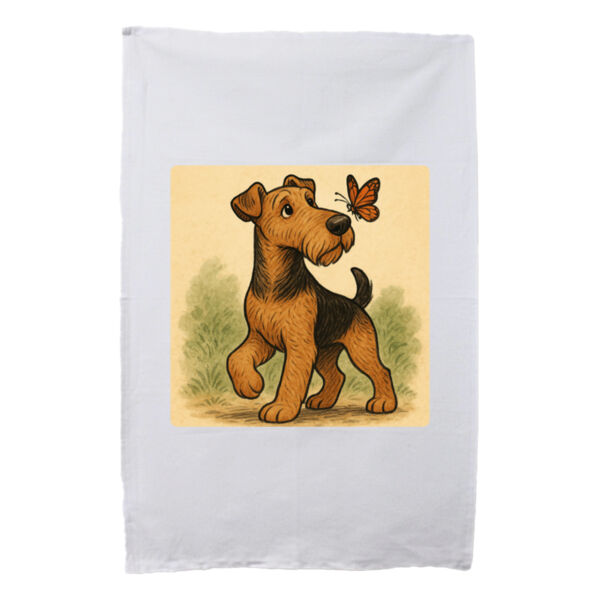 Curious Charm - White Tea Towel Thumbnail