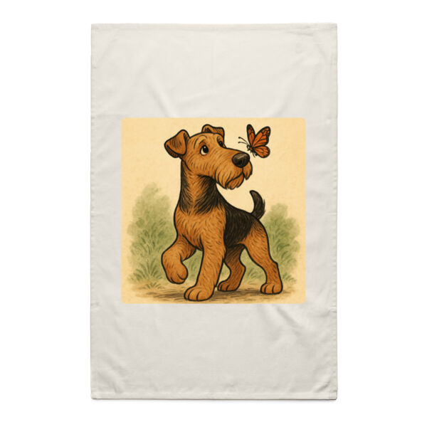 Curious Charm - Natural Tea Towel Thumbnail