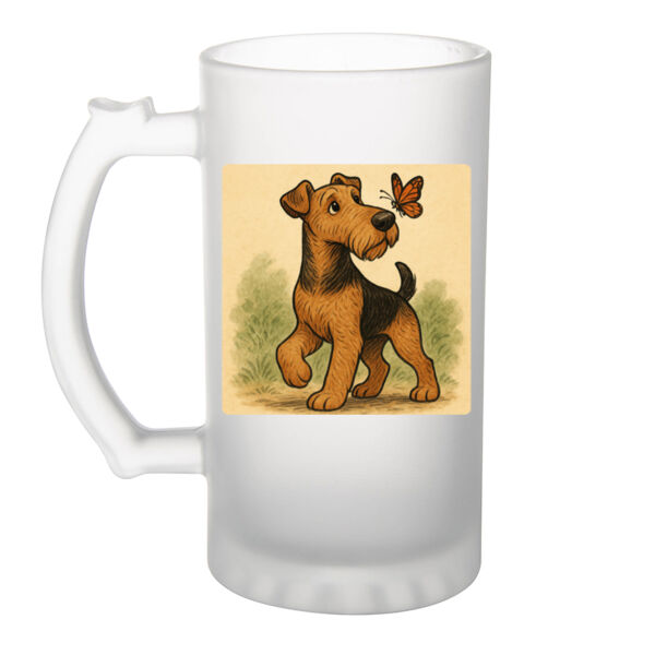 Curious Charm - Frosted Glass Beer Mug Thumbnail