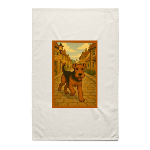 Yorkshire Village Stroll - Natural Tea Towel Thumbnail