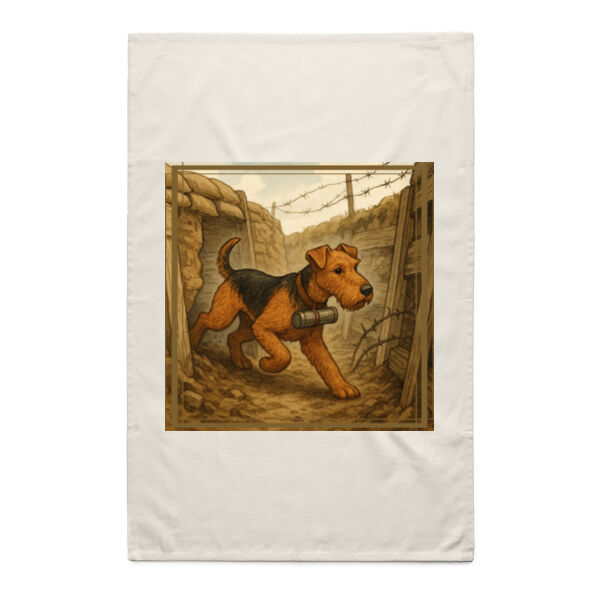 Messenger of Courage - Natural Tea Towel Thumbnail