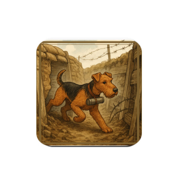 Messenger of Courage - Coaster - Square Hardboard Thumbnail