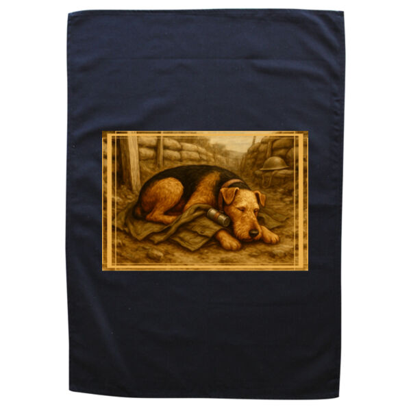 Trenchside Rest - Black Tea Towel Thumbnail