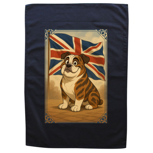 Union Jack Sentinel  - Black Tea Towel Thumbnail