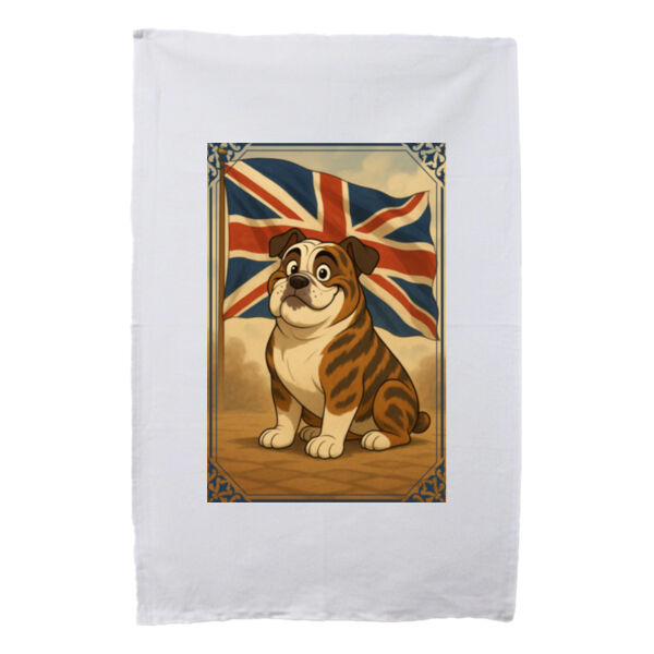 Union Jack Sentinel  - White Tea Towel Thumbnail