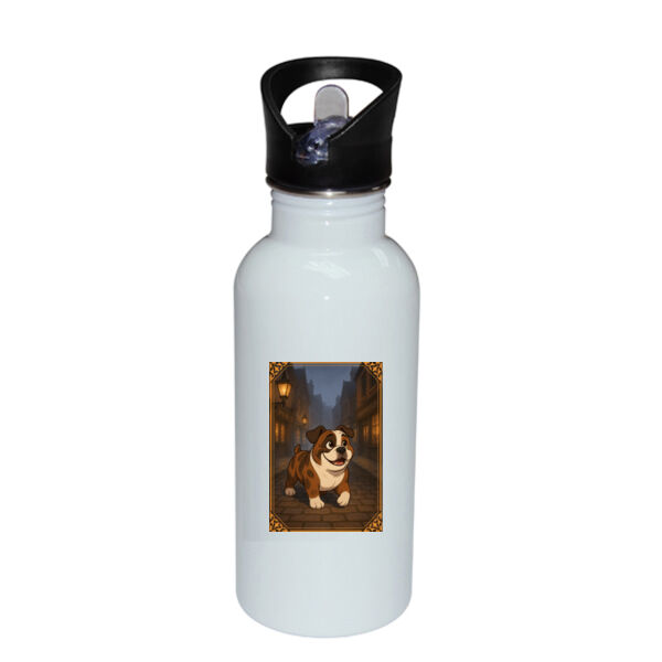 Cobblestone Stroll - Stainless Bottle with Straw Top Thumbnail