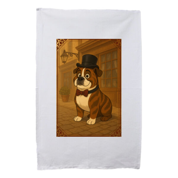 Victorian Gentleman - White Tea Towel Thumbnail