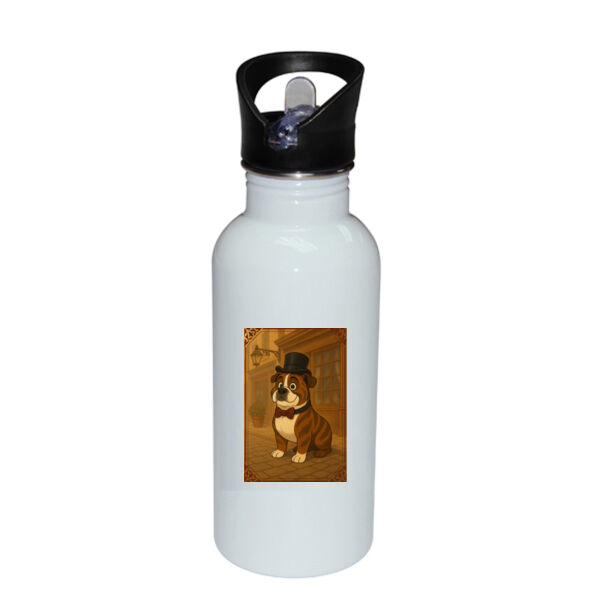 Victorian Gentleman - Stainless Bottle with Straw Top Thumbnail