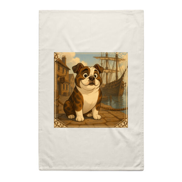 Harbourside Companion  - Natural Tea Towel Thumbnail