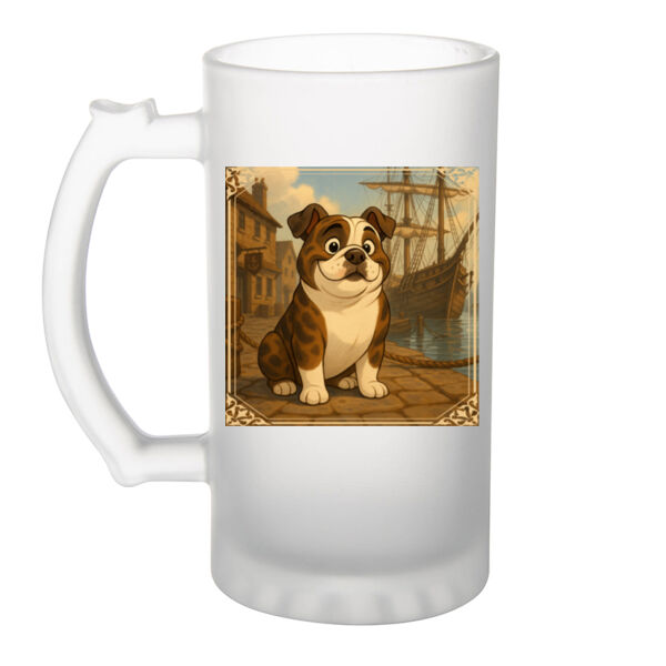 Harbourside Companion  - Frosted Glass Beer Mug Thumbnail