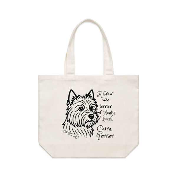 A Braw Wee Terrier – Cairn Terrier - AS Colour Shoulder Tote Thumbnail