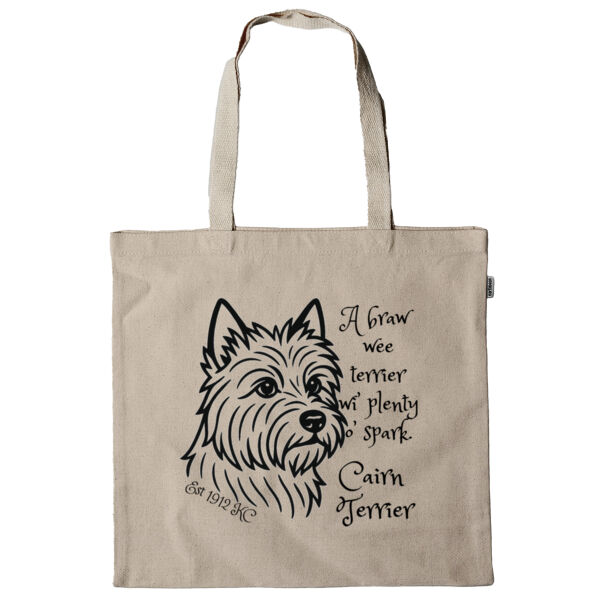 A Braw Wee Terrier – Cairn Terrier - Super Tote Bag - Thread Project Thumbnail