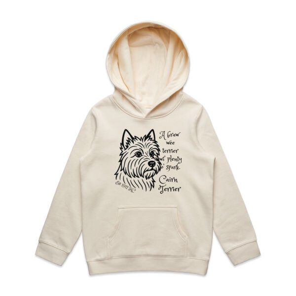 A Braw Wee Terrier – Cairn Terrier - AS Colour Kids Supply Hoodie Thumbnail