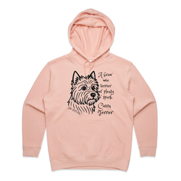 A Braw Wee Terrier – Cairn Terrier - AS Colour Womens Premium Hood Thumbnail