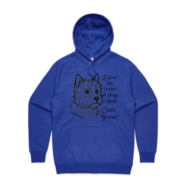 A Braw Wee Terrier – Cairn Terrier - AS Colour Mens Supply Hood Thumbnail