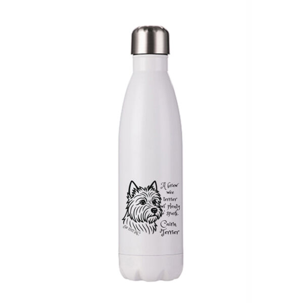 A Braw Wee Terrier – Cairn Terrier - Stainless Bottle Thumbnail