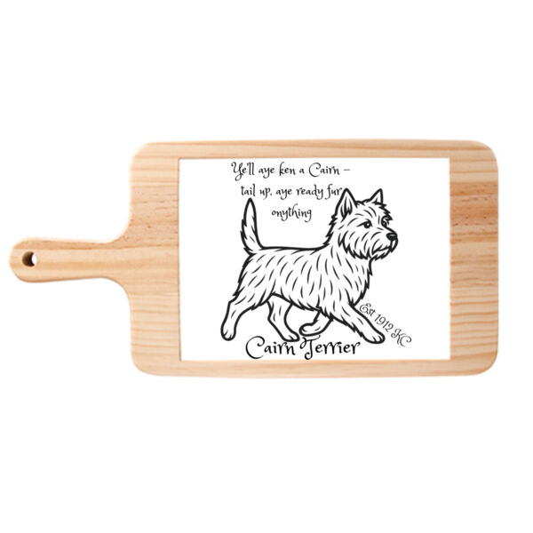 Ready Fur Onything – Cairn Terrier - Cheese Board Thumbnail