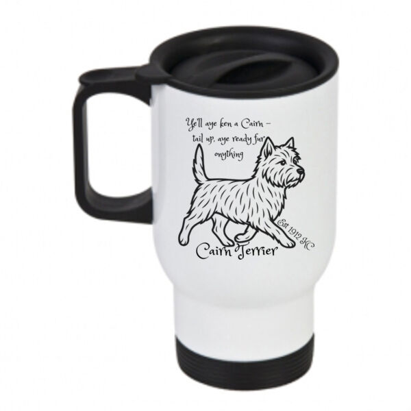 Ready Fur Onything – Cairn Terrier - Travel Mug Thumbnail