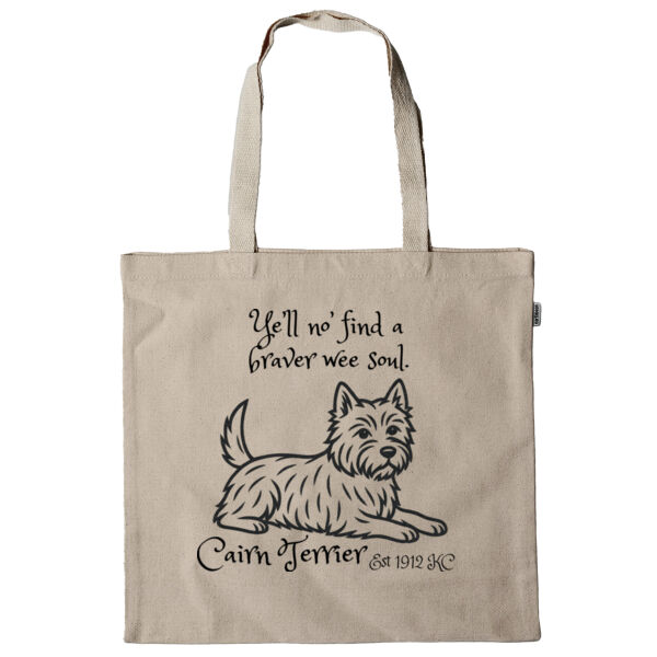 Braver Wee Soul – Cairn Terrier - Super Tote Bag - Thread Project Thumbnail