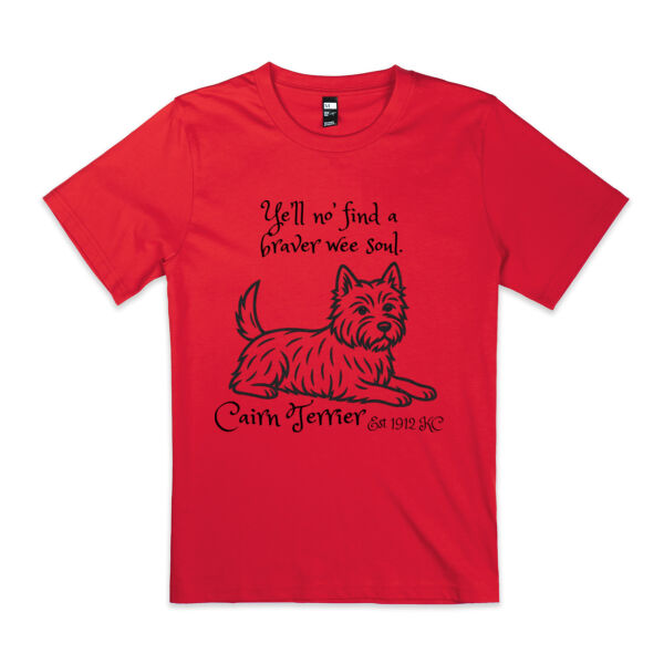 Braver Wee Soul – Cairn Terrier - Thread Project Womens Diva Tee Thumbnail