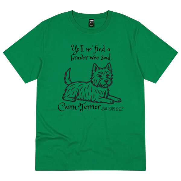 Braver Wee Soul – Cairn Terrier - Thread Project Unisex Epic Tee Thumbnail