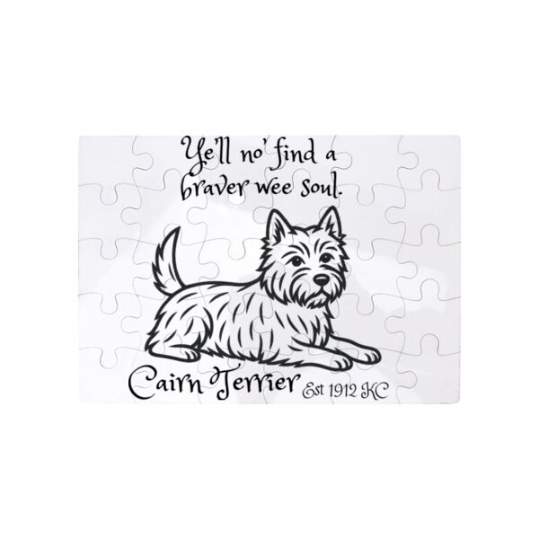 Braver Wee Soul – Cairn Terrier - Puzzle  Thumbnail