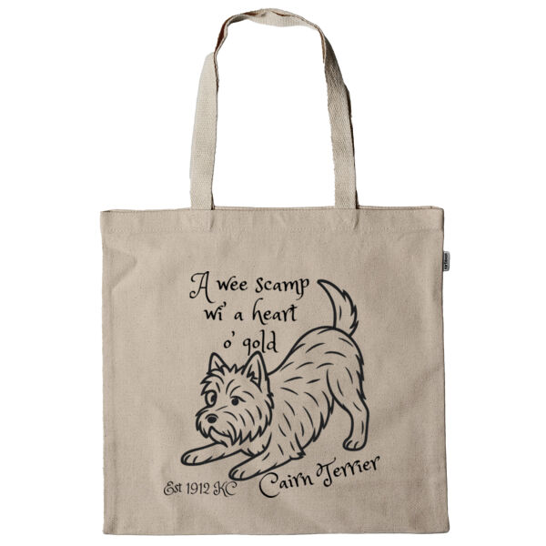 A Heart o’ Gold – Cairn Terrier - Super Tote Bag - Thread Project Thumbnail