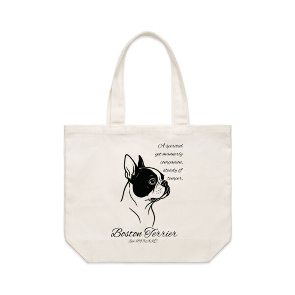A Spirited Companion – Boston Terrier - AS Colour Shoulder Tote Thumbnail
