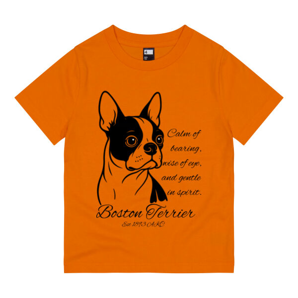 Calm of Bearing – Boston Terrier - Thread Project Kids Epic Tee Thumbnail