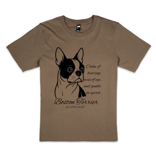 Calm of Bearing – Boston Terrier - Thread Project Womens Diva Tee Thumbnail