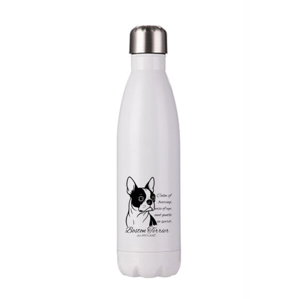 Calm of Bearing – Boston Terrier - Stainless Bottle Thumbnail