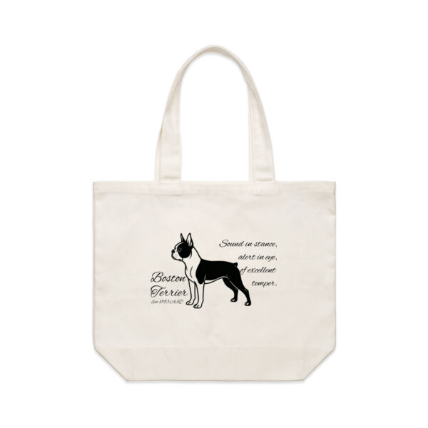 Sound in Stance – Boston Terrier - AS Colour Shoulder Tote Thumbnail