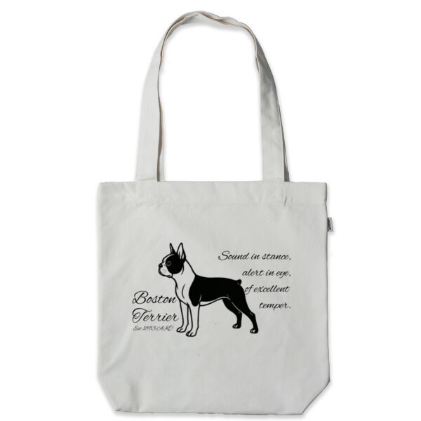 Sound in Stance – Boston Terrier - Heavy Fashion Tote Bag - Thread Project Thumbnail