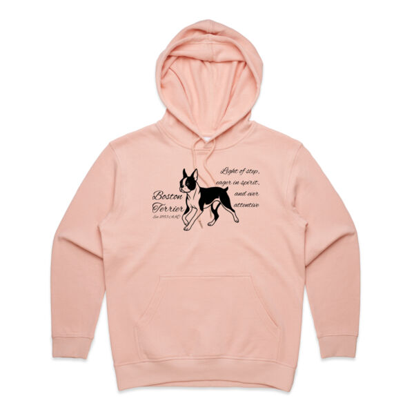 Light of Step – Boston Terrier - AS Colour Womens Premium Hood Thumbnail